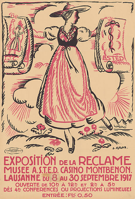 Exposition de la Réclame, Musée A.S.T.E.D., Casino Montbenon, Lausanne