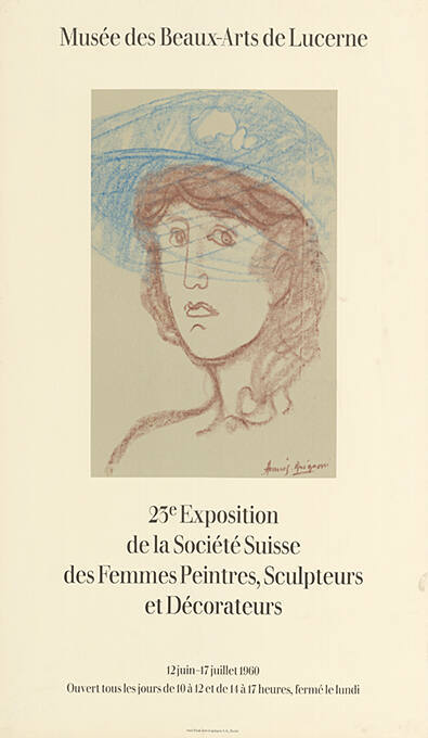 23ᵉ Exposition de la Société Suisse des Femmes Peintres, Sculpteurs et Décorateurs, Musée des Beaux-Arts de Lucerne