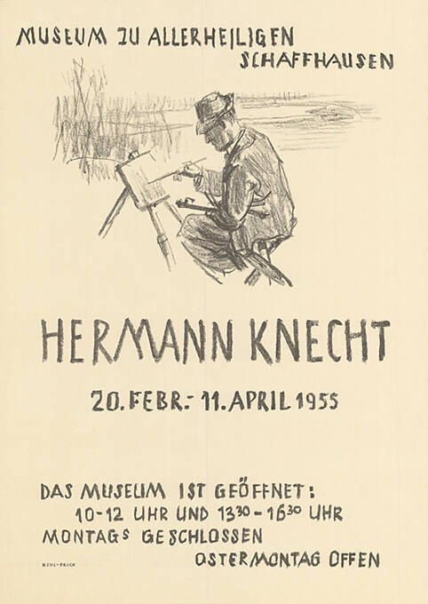 Hermann Knecht, Museum zu Allerheiligen, Schaffhausen