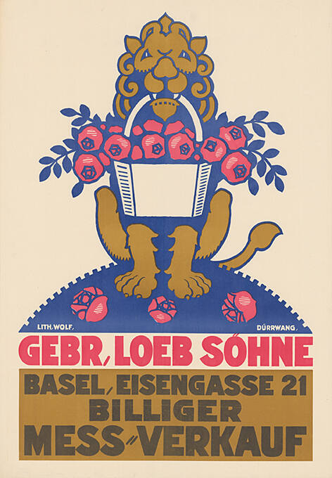 Gebr. Loeb Söhne, Basel, Eisengasse 21, Billiger Mess-Verkauf