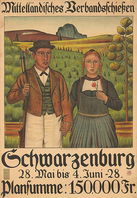 Mittelländisches Verbandsschiessen, Schwarzenburg, 28. Mai bis 4. Juni 1928