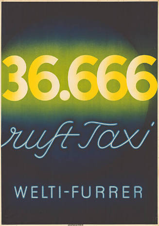 36.666 ruft Taxi, Welti-Furrer