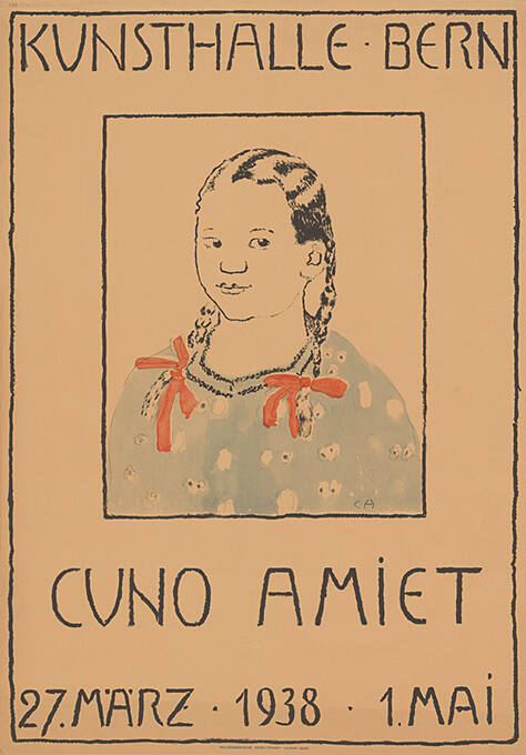 Cuno Amiet, Kunsthalle Bern