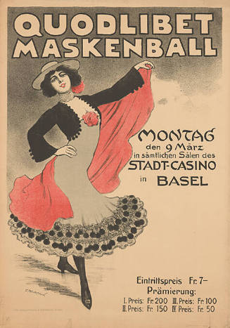 Quodlibet Maskenball, Stadt-Casino in Basel