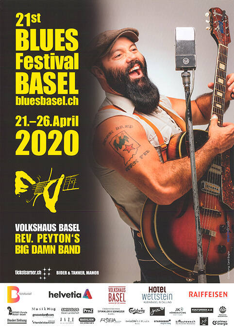 21st Blues Festival Basel, Rev. Peyton’s Big Damn Band, Volkshaus Basel