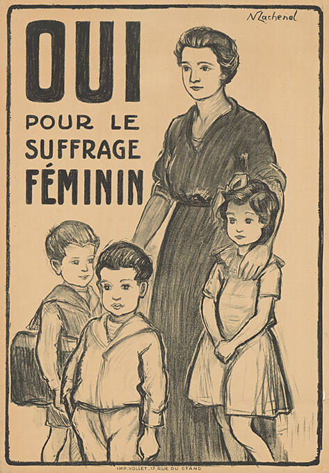 Oui pour le suffrage féminin