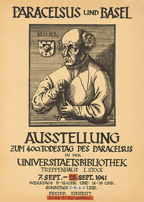 Paracelsus und Basel, Universitaetsbibliothek