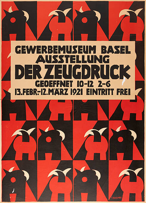 Gewerbemuseum Basel, Ausstellung, Der Zeugdruck