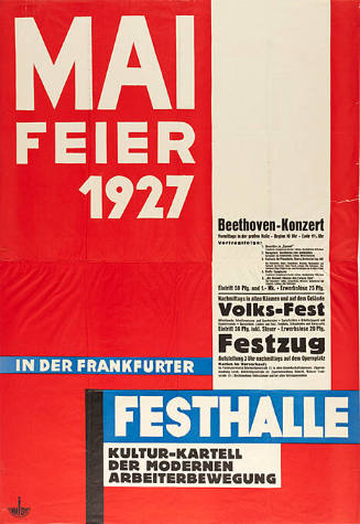 Maifeier 1927, Frankfurter Festhalle