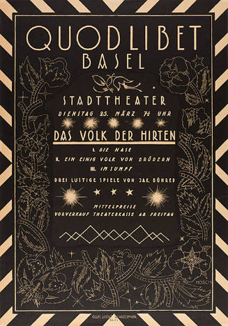 Quodlibet Basel, Das Volk der Hirten, Stadttheater