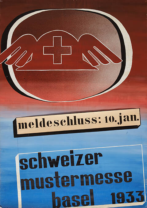 Schweizer Mustermesse Basel 1933, Meldeschluss: 10. Jan.