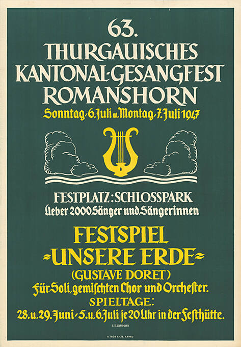 63. Thurgauisches Kantonal-Gesangfest, Romanshorn