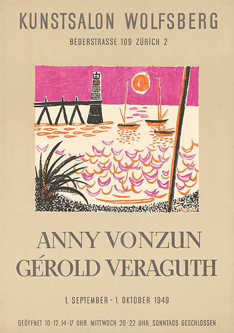 Anny Vonzun, Gérold Veraguth, Kunstsalon Wolfsberg