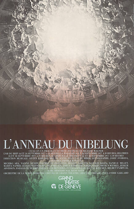 L’anneau du Nibelung (Le crépuscule des Dieux), Richard Wagner, Grand Théâtre de Genève