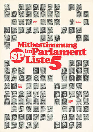 Mitbestimmung im Parlament, SP, Liste 5