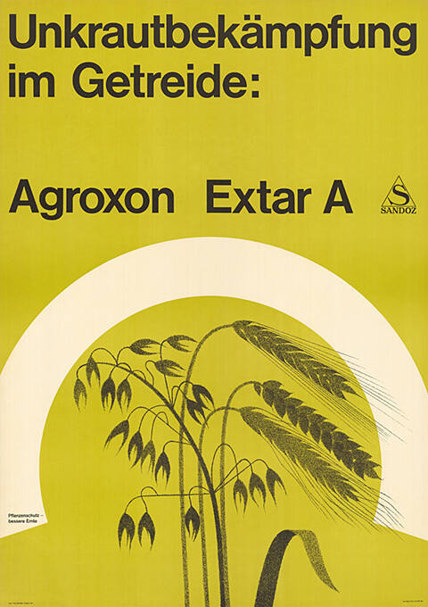 Unkrautbekämpfung im Getreide: Agroxon Extar A, Sandoz