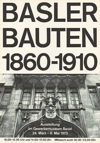 Basler Bauten, 1860–1910, Gewerbemuseum Basel