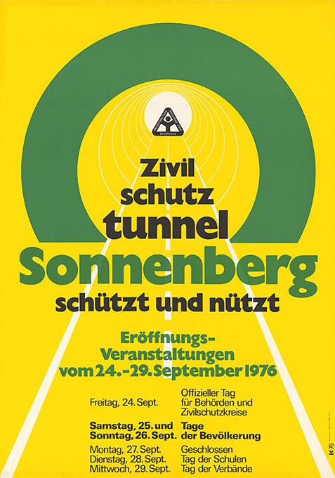 Zivilschutztunnel Sonnenberg schützt und nützt, Eröffnungs-Veranstaltungen