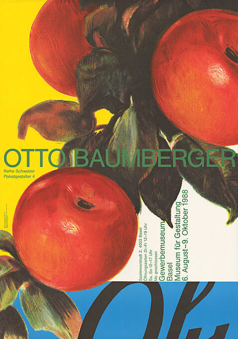 Otto Baumberger, Gewerbemuseum Basel, Museum für Gestaltung