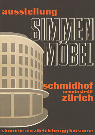 Ausstellung, Simmen Möbel, Schmidhof, Zürich