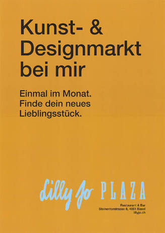 Kunst- & Desingmarkt bei mir, Plaza Bar, Basel