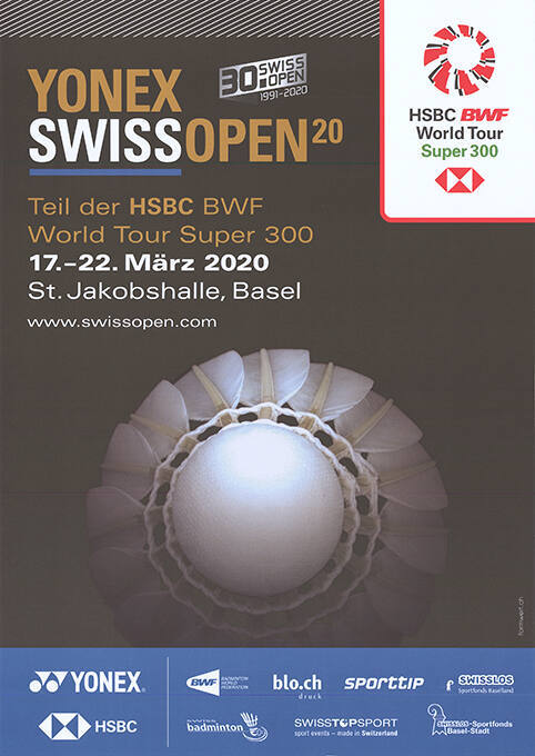 Yonex Swiss Open, St. Jakobshalle, Basel