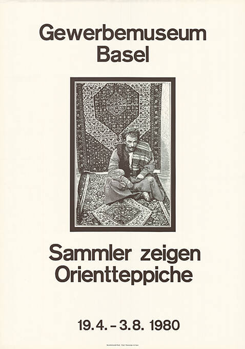 Sammler zeigen Orientteppiche, Gewerbemuseum Basel