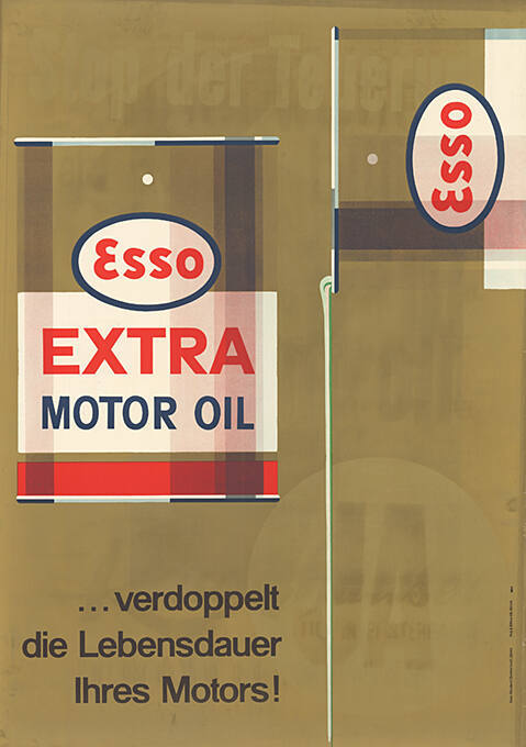 Esso, Extra Motor Oil, …verdoppelt die Lebensdauer Ihres Motors!