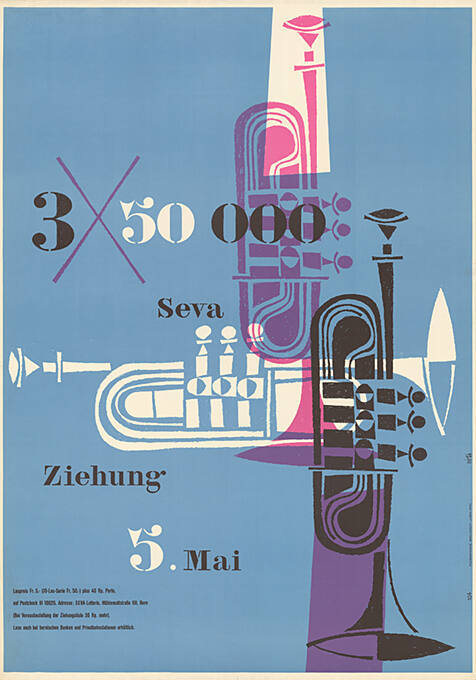 3 × 50'000, Seva, Ziehung 5. Mai