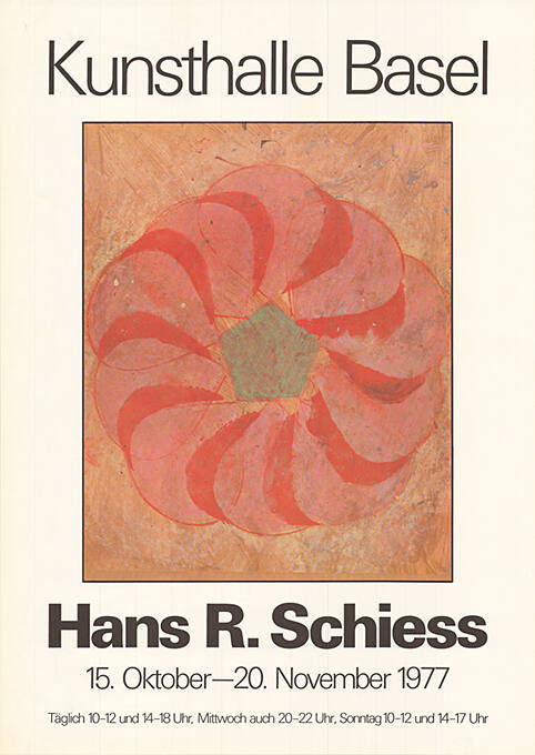 Hans R. Schiess, Kunsthalle Basel