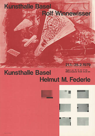 Rolf Winnewisser, Helmut M. Federle, Kunsthalle Basel