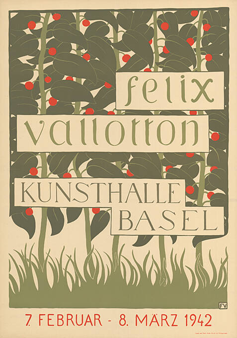 Felix Vallotton, Kunsthalle Basel