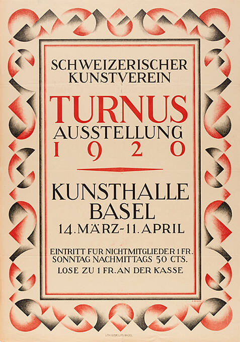 Schweizerischer Kunstverein,Turnusausstellung, Kunsthalle Basel