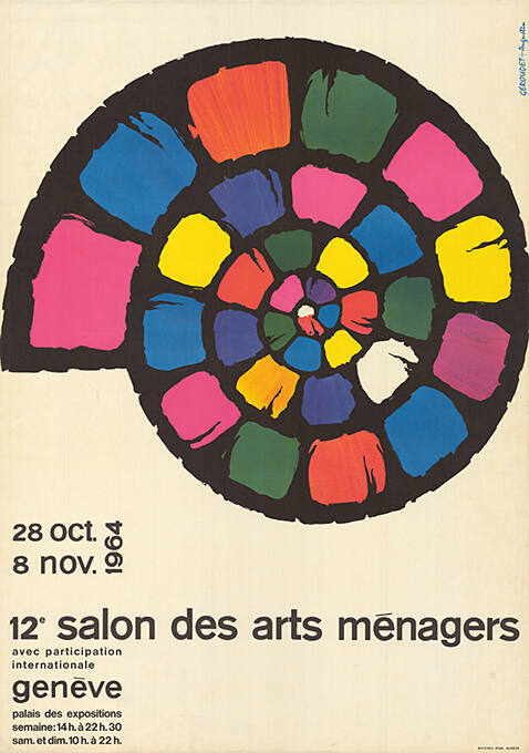 12e salon des arts ménagers, Palais des expositions, genève