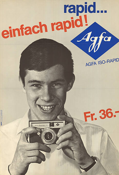 Rapid… einfach rapid! Agfa, Fr. 36.–