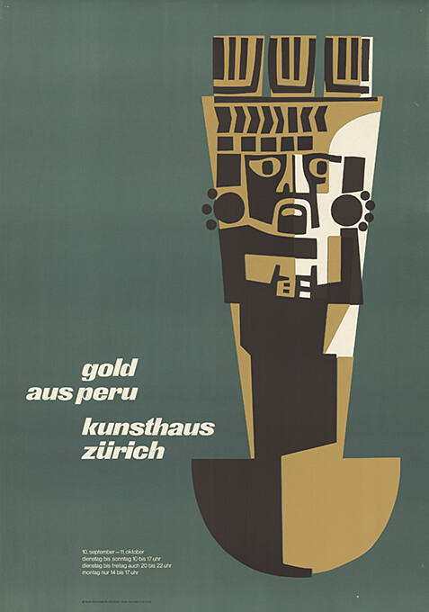 Gold aus Peru, Kunsthaus Zürich