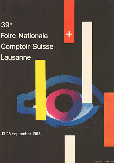 39ᵉ Foire Nationale, Comptoir Suisse, Lausanne