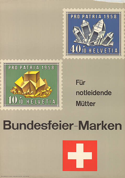 Bundesfeier-Marken, für notleidende Mütter