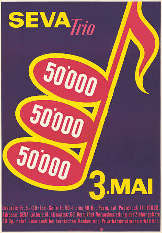 Seva Trio, 50'000, 50'000, 50'000, 3. Mai