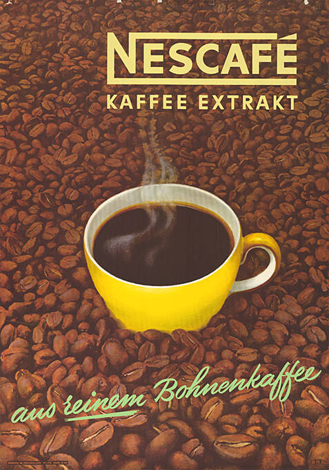 Nescafé, Kaffee extrakt, aus reinem Bohnenkaffee