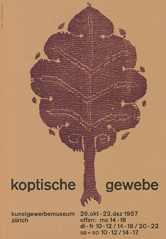 Koptische Gewebe, Kunstgewerbemuseum Zürich