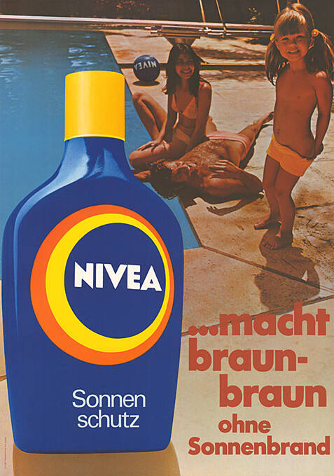 Nivea Sonnenschutz, …macht braun-braun, ohne Sonnenbrand