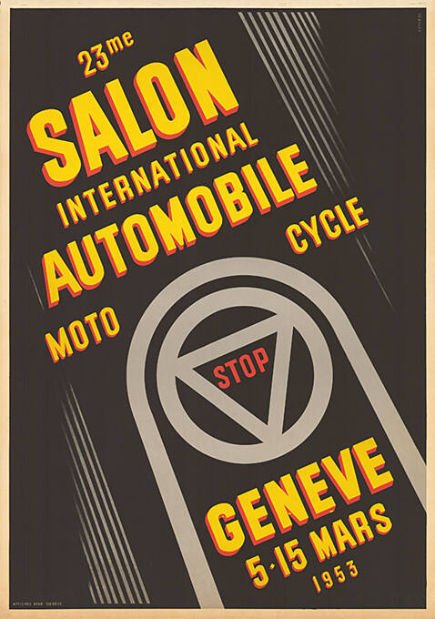 23me Salon international Automobile, Moto Cycle, Genève