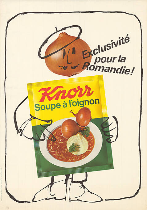 Exclusivité pour la Romandie! Knorr, Soupe à l’oignon