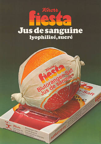 Fiesta, Knorr, Jus de sanguine, lyophilisé, sucré