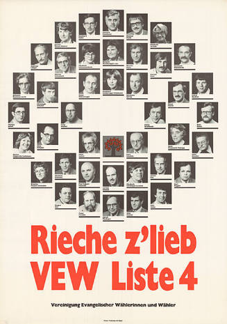 Rieche z’lieb, VEW, Liste 4