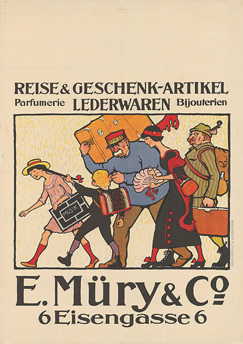 Reise & Geschenkartikel, Lederwaren, E. Müry & Co.