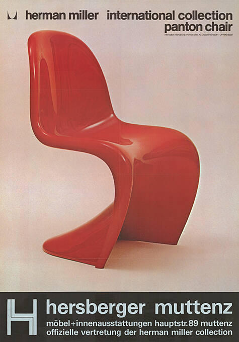 Herman Miller, International collection, Panton chair, Hersberger Muttenz