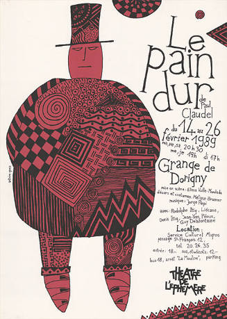 Le pain dur, Grange de Dorigny, Lausanne