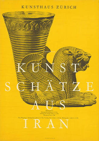 Kunstschätze aus Iran, Kunsthaus Zürich